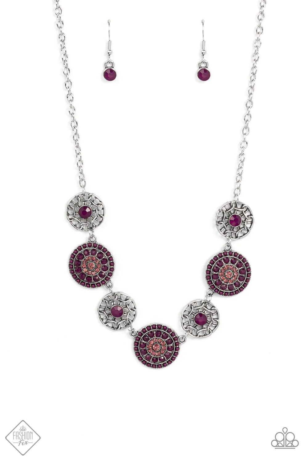 Farmers Market Fashionista - Purple Necklace (GM-1121)