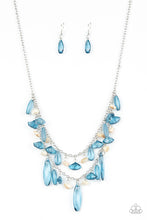 Load image into Gallery viewer, Candlelit Cabana - Blue Necklace
