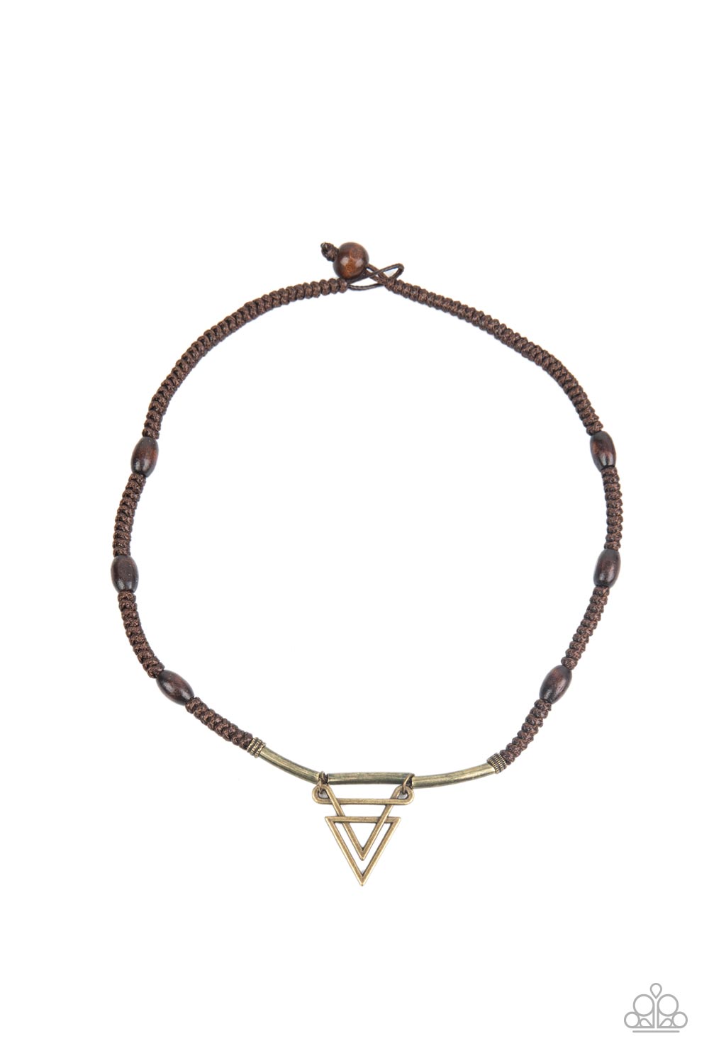 Arrowed Admiral - Brass Necklace