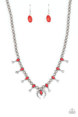 Luck Of The West - Red Necklace freeshipping - JewLz4u Gemstone Gallery