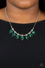Load image into Gallery viewer, Crown Jewel Couture - Green Necklace freeshipping - JewLz4u Gemstone Gallery
