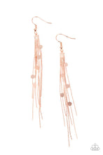 Load image into Gallery viewer, Cosmic Cascade - Copper Earring
