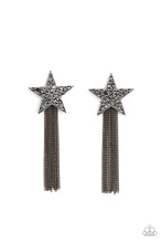 Load image into Gallery viewer, Superstar Solo - Black (Gunmetal Star) Post Earring
