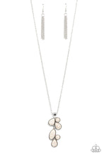 Load image into Gallery viewer, Wild Bunch Flair - White (Marbled Stone) Necklace
