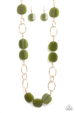 Posh Promenade - Green Necklace freeshipping - JewLz4u Gemstone Gallery