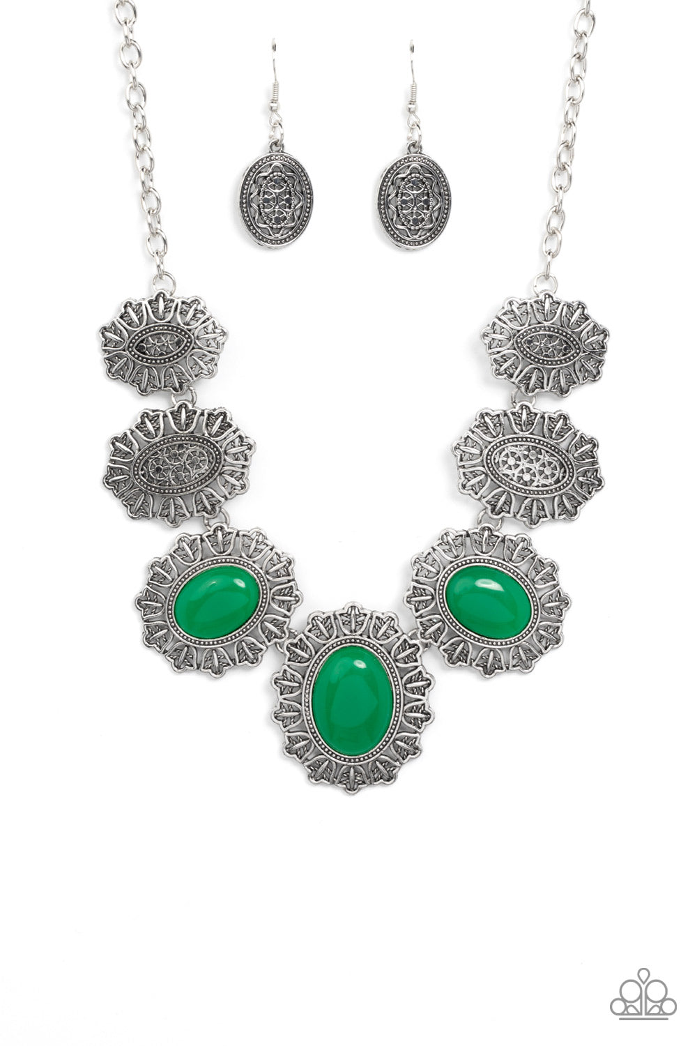 Forever and EVERGLADE - Green Necklace