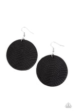 Load image into Gallery viewer, Leathery Loungewear - Black (Leather) Earring
