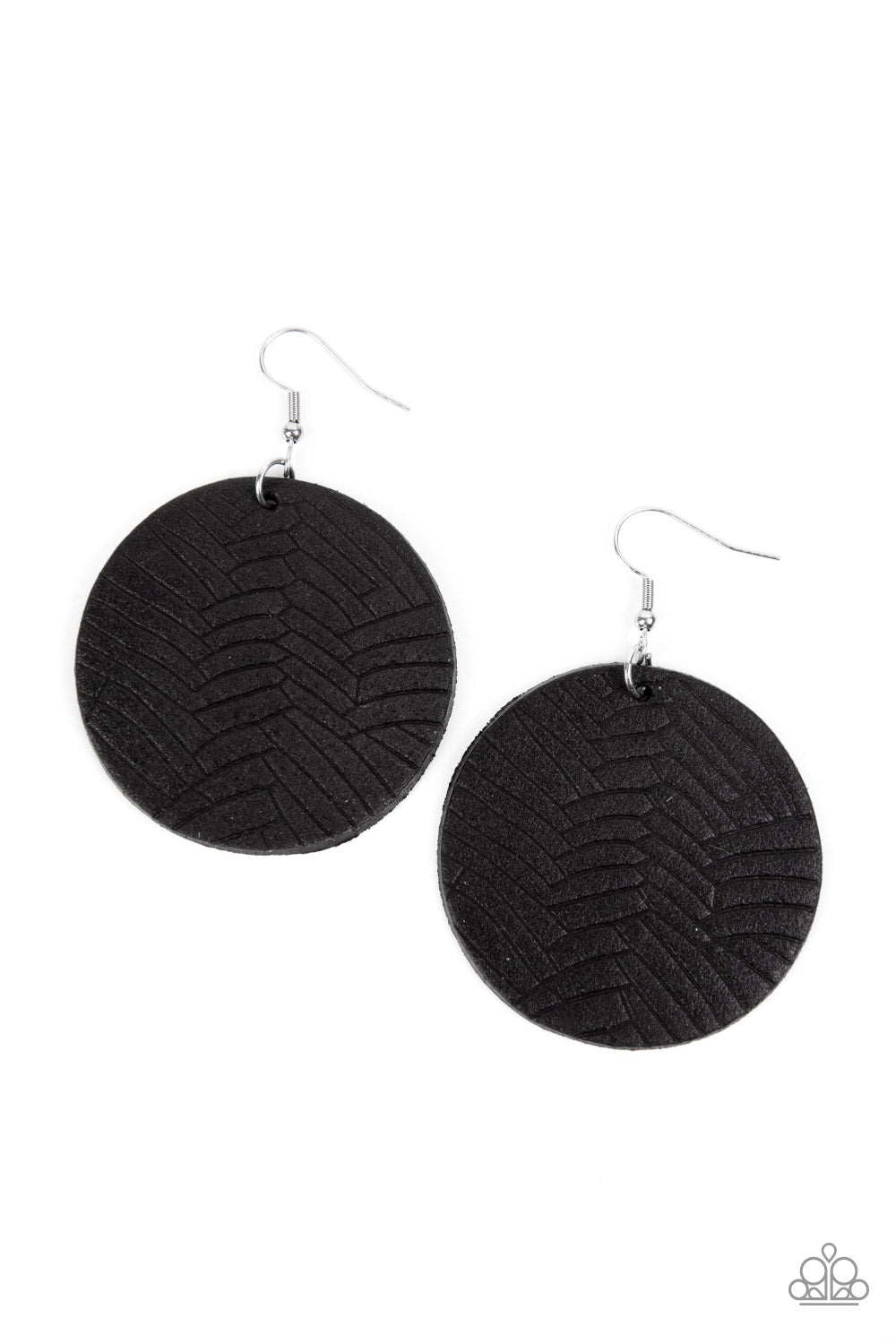 Leathery Loungewear - Black (Leather) Earring