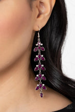 Load image into Gallery viewer, Fanciful Foliage - Purple Earring freeshipping - JewLz4u Gemstone Gallery
