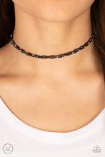 Load image into Gallery viewer, Urban Underdog - Black (Gunmetal Choker) Necklace freeshipping - JewLz4u Gemstone Gallery
