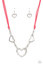 Load image into Gallery viewer, Fashionable Flirt - Pink (Heart) Necklace freeshipping - JewLz4u Gemstone Gallery
