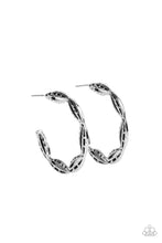 Load image into Gallery viewer, Eco Express - Silver Hoop Earring
