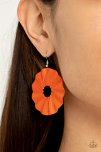 Load image into Gallery viewer, Fan the Breeze - Orange Earring freeshipping - JewLz4u Gemstone Gallery
