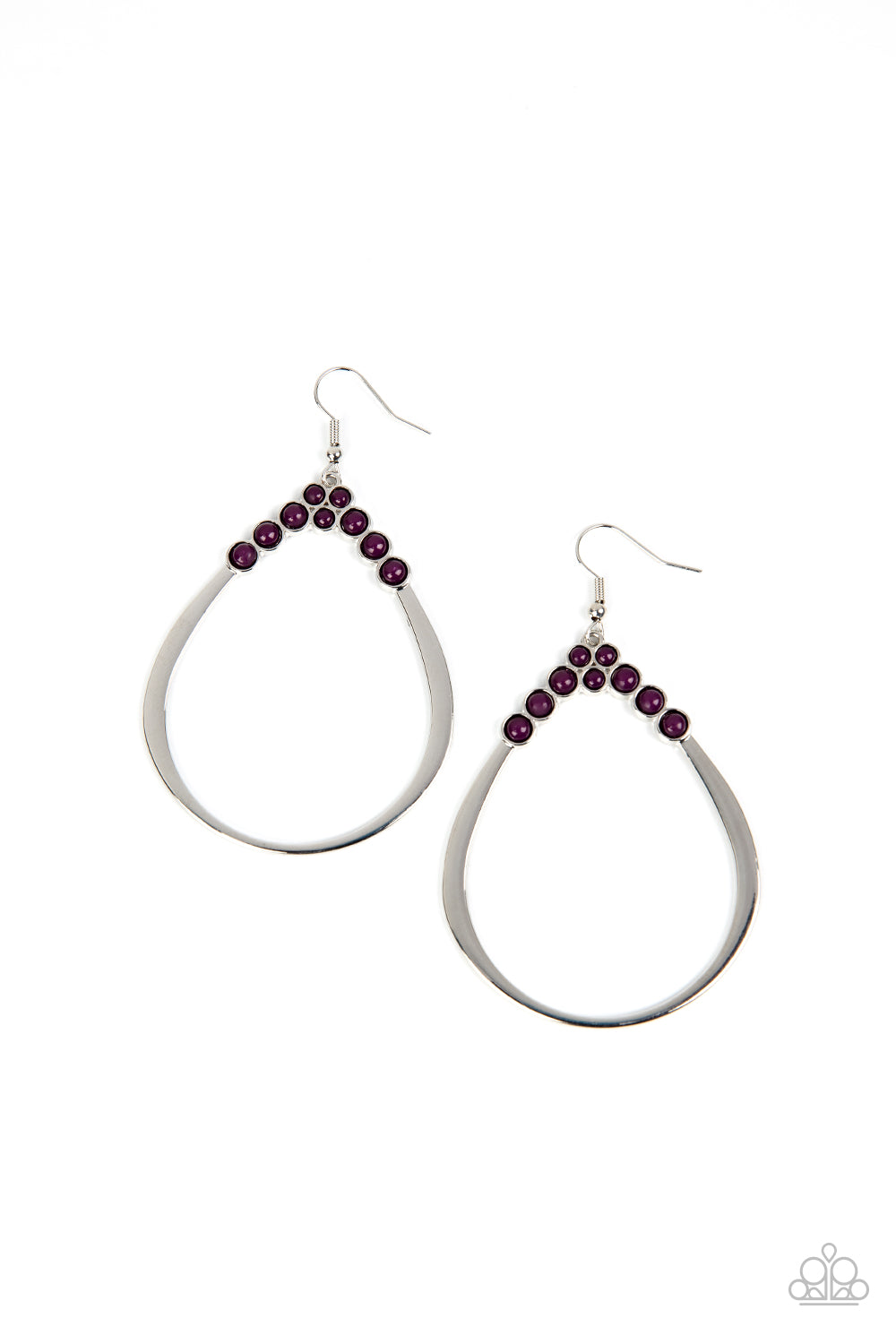 Festive Fervor - Purple Earring freeshipping - JewLz4u Gemstone Gallery