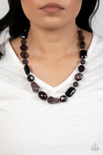 Load image into Gallery viewer, Here Today, GONDOLA Tomorrow - Black Necklace
