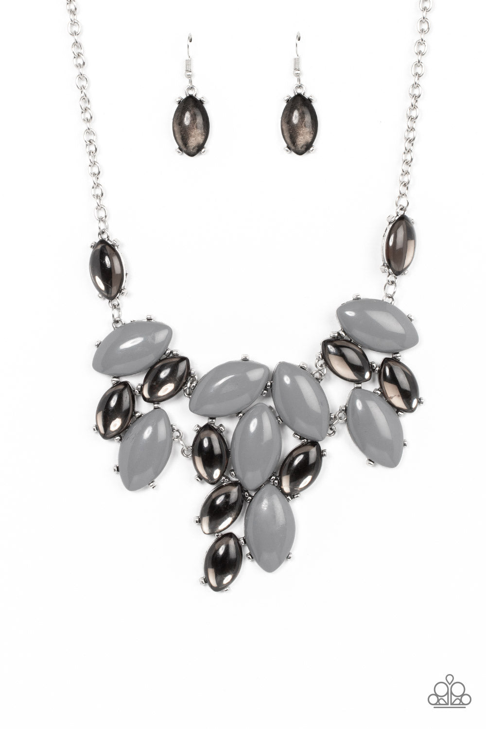 Date Night Nouveau - Silver Necklace freeshipping - JewLz4u Gemstone Gallery