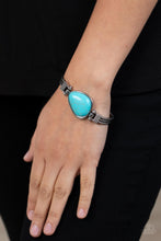 Load image into Gallery viewer, Badlands Bounty - Blue (Turquoise) Snake Chain Bracelet
