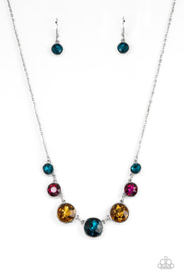 Pampered Powerhouse - Multi Necklace freeshipping - JewLz4u Gemstone Gallery