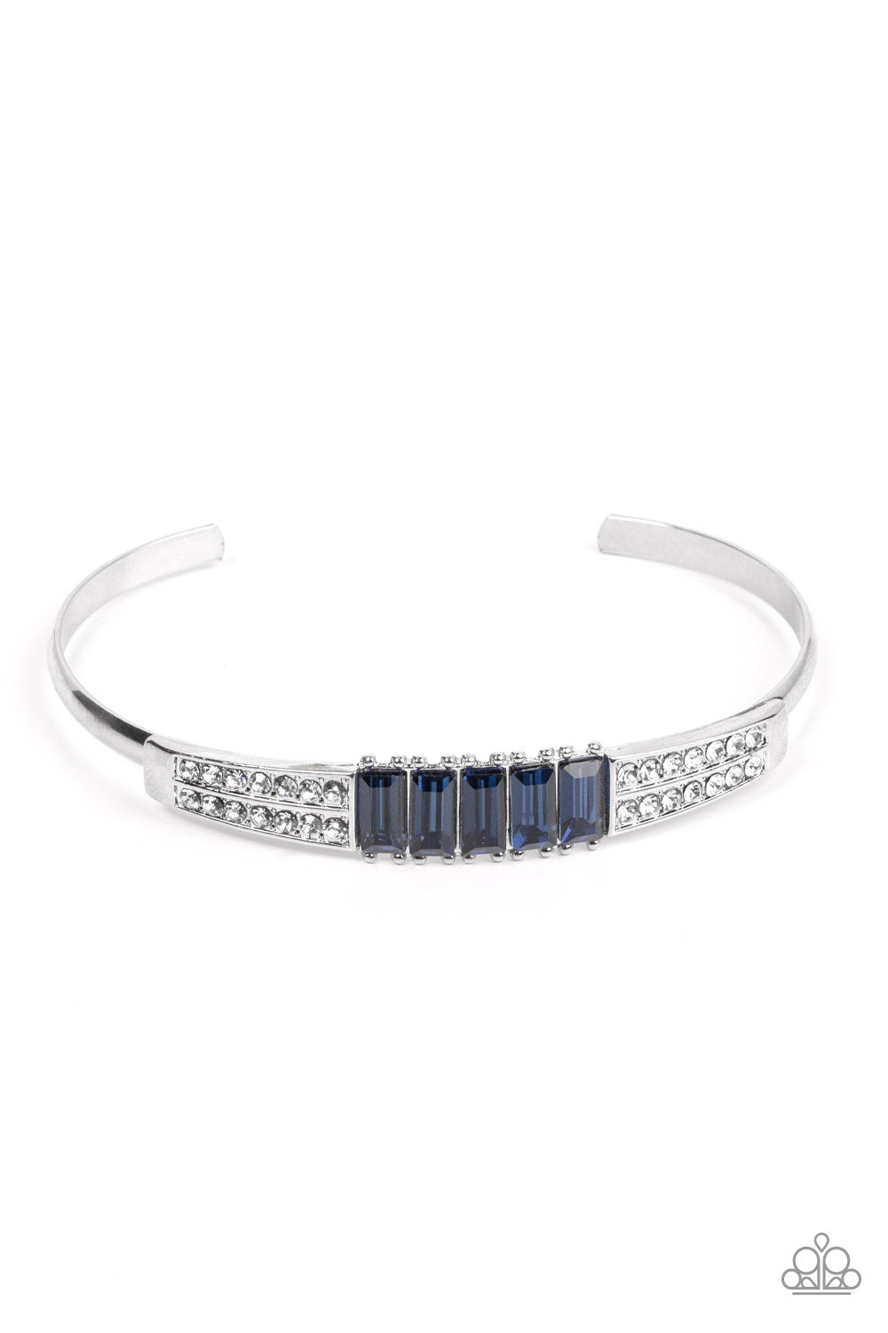 Spritzy Sparkle - Blue (Rhinestone) Bracelet