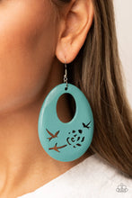 Load image into Gallery viewer, Home TWEET Home - Blue (Turquoise) Earring
