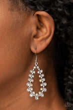 Load image into Gallery viewer, Its About to GLOW Down - White (Iridescent) Earring
