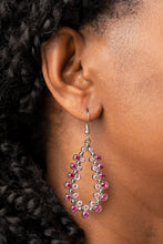 Load image into Gallery viewer, Its About to GLOW Down - Pink (Rhinestone) Earring
