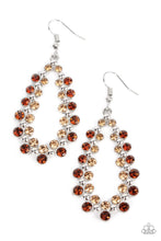 Load image into Gallery viewer, Its About to GLOW Down - Brown (Topaz) Earring
