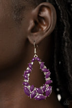 Load image into Gallery viewer, Tenacious Treasure - Purple Earring
