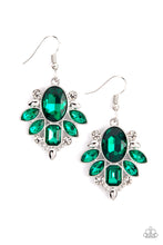 Load image into Gallery viewer, Glitzy Go-Getter - Green Earring freeshipping - JewLz4u Gemstone Gallery
