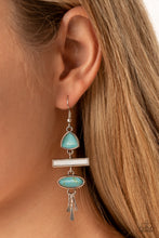 Load image into Gallery viewer, Adventurously Artisan - Blue Earring
