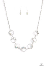 Load image into Gallery viewer, Blissfully Bubbly - White (Iridescent) Necklace
