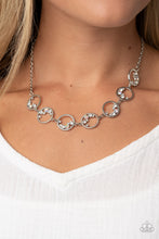 Load image into Gallery viewer, Blissfully Bubbly - White (Iridescent) Necklace
