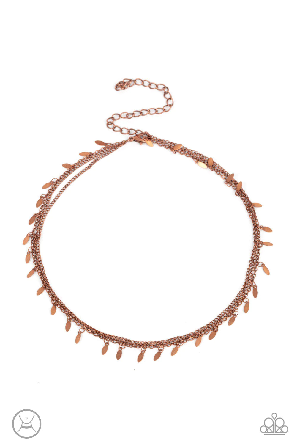 Monochromatic Magic - Copper Choker Necklace