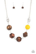 Load image into Gallery viewer, Eco Extravaganza - Yellow Necklace
