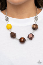 Load image into Gallery viewer, Eco Extravaganza - Yellow Necklace
