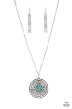 Load image into Gallery viewer, Targeted Tranquility - Blue Necklace

