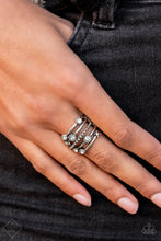 Load image into Gallery viewer, Rhinestone Studded Ritz - White (Rhinestone) Ring freeshipping - JewLz4u Gemstone Gallery
