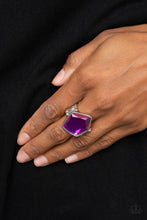 Load image into Gallery viewer, Abstract Escapade - Purple Ring
