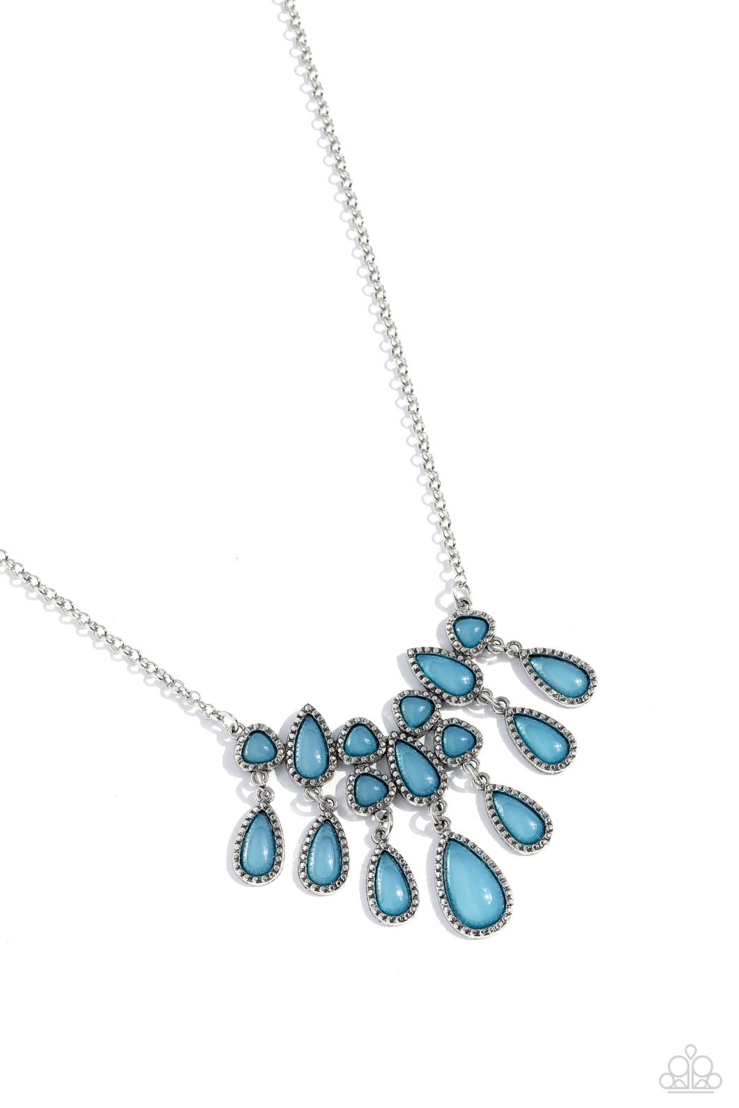 Exceptionally Ethereal - Blue (Teardrop Beads) Necklace