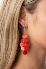 Load image into Gallery viewer, Tropical Tryst - Orange Earring
