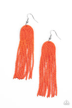 Load image into Gallery viewer, Right as RAINBOW - Orange (Seed Bead) Earring
