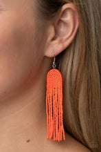 Load image into Gallery viewer, Right as RAINBOW - Orange (Seed Bead) Earring
