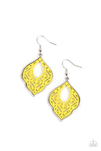 Load image into Gallery viewer, Thessaly Terrace - Yellow Earring
