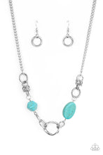 Load image into Gallery viewer, Sonoran Solo - Blue (Turquoise) Necklace
