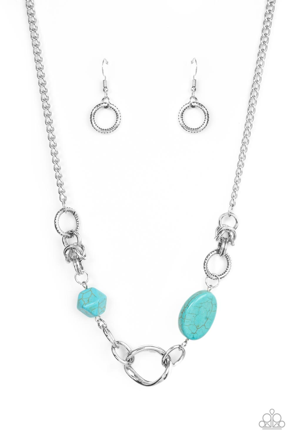 Sonoran Solo - Blue (Turquoise) Necklace
