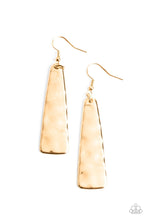 Load image into Gallery viewer, Detailed Definition - Gold (Hammered) Earring
