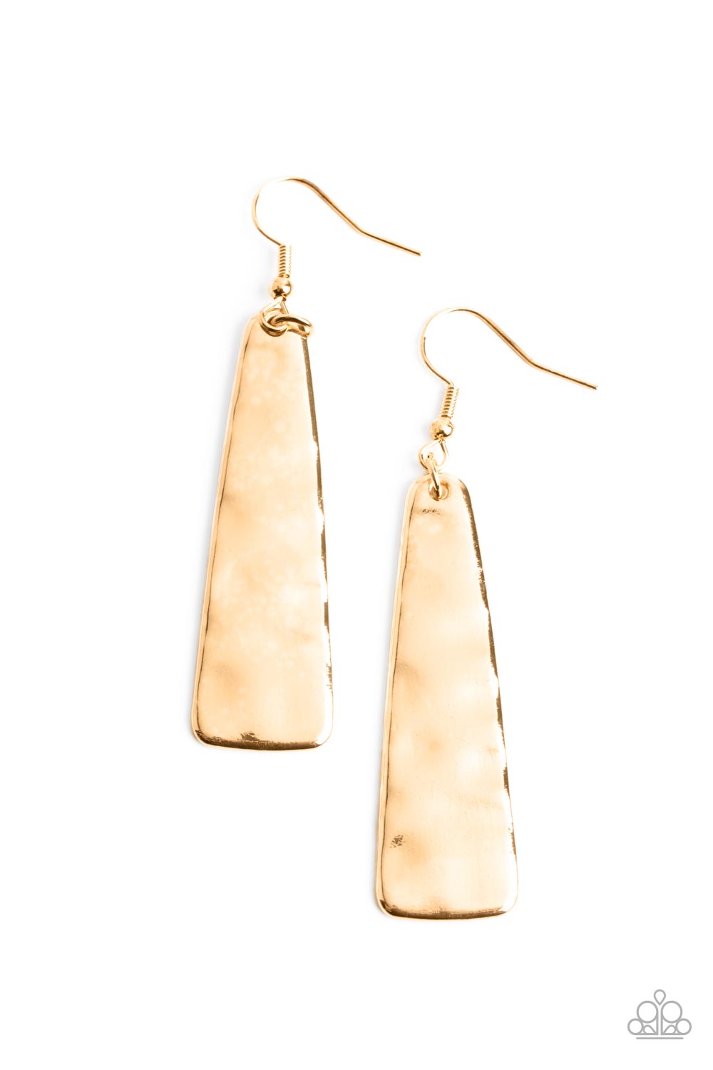 Detailed Definition - Gold (Hammered) Earring