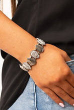 Load image into Gallery viewer, Playing Favorites - White (Rhinestone) Bracelet
