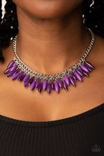 Load image into Gallery viewer, Beach House Hustle - Purple Necklace
