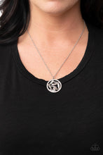 Load image into Gallery viewer, Head-Spinning Sparkle - Silver (Hematite) Necklace
